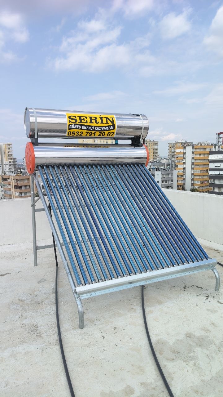 Balcalı Mahallesi Güneş Enerjisi Vakumlu Sistem Kurulumu