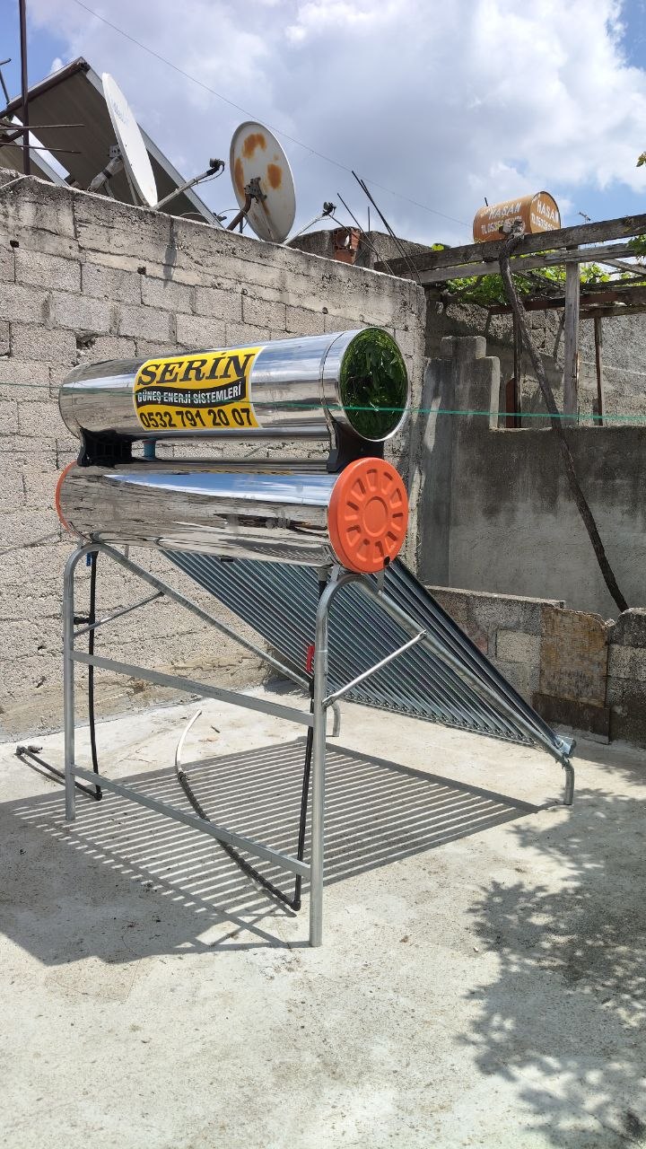 Yeşilbağlar Mahallesi Güneş Enerjisi Vakumlu Sistem Kurulumu