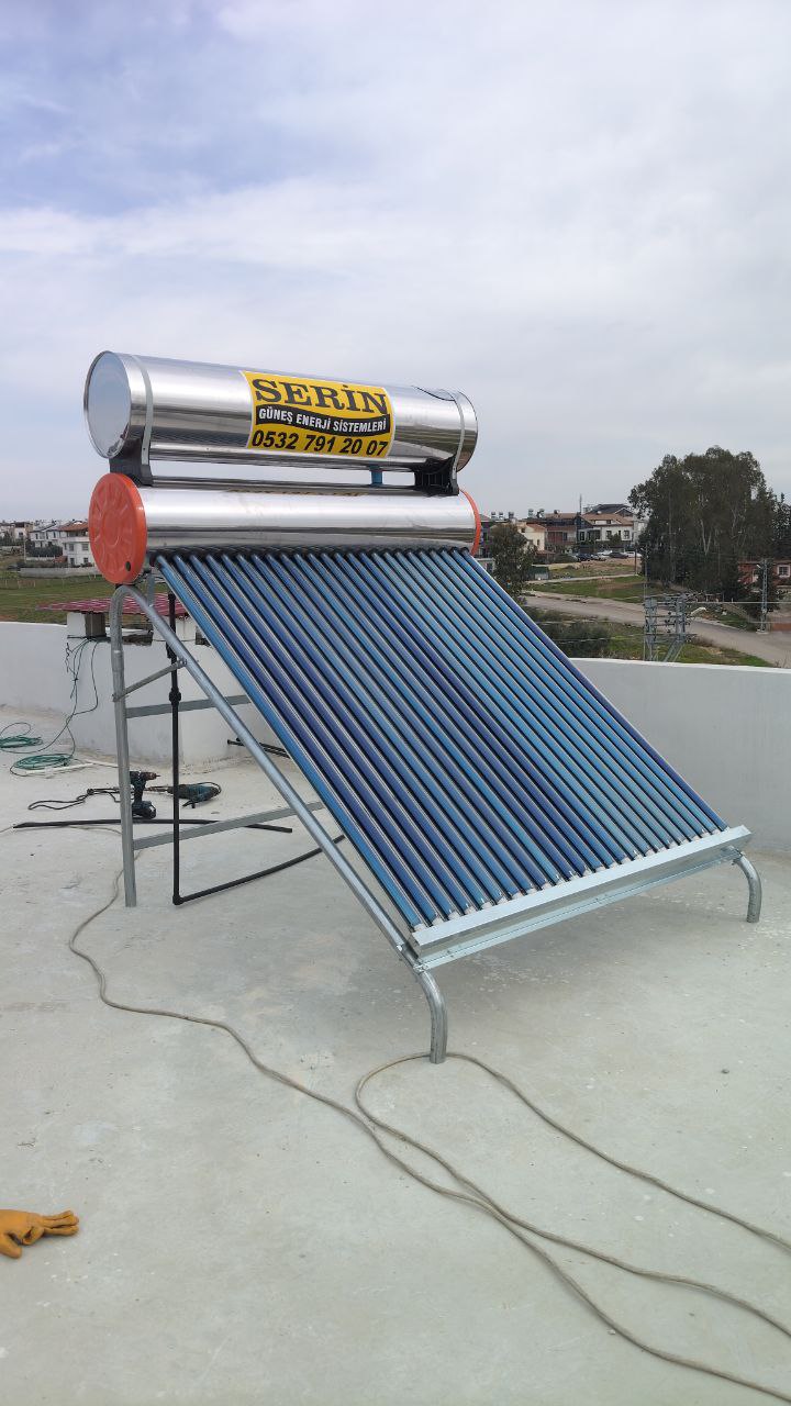 Mustafalar Mahallesi Güneş Enerjisi Vakumlu Sistem Kurulumu